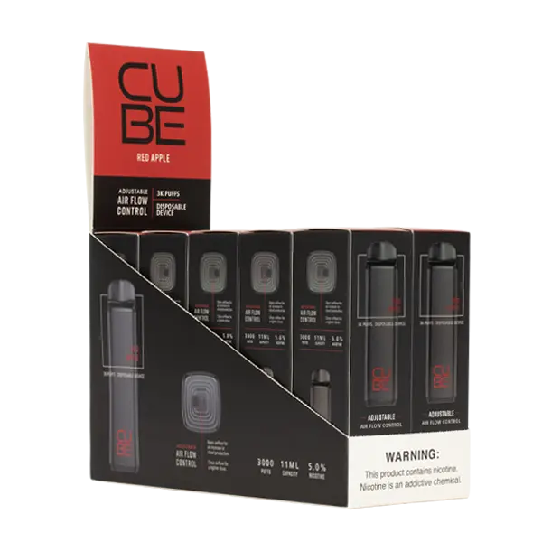 BUY 1 GET 1 FREE Red Apple by Cube | Vape Amazon India Cube