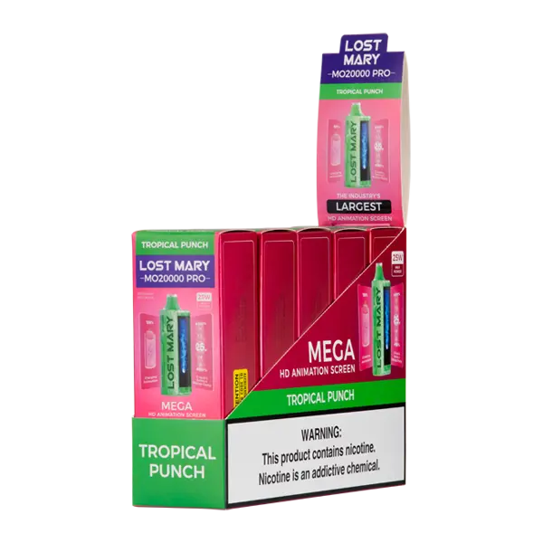 BUY 1 GET 1 FREE Tropical Punch Lost Mary MO20000 PRO | Vape Amazon India Lost Mary