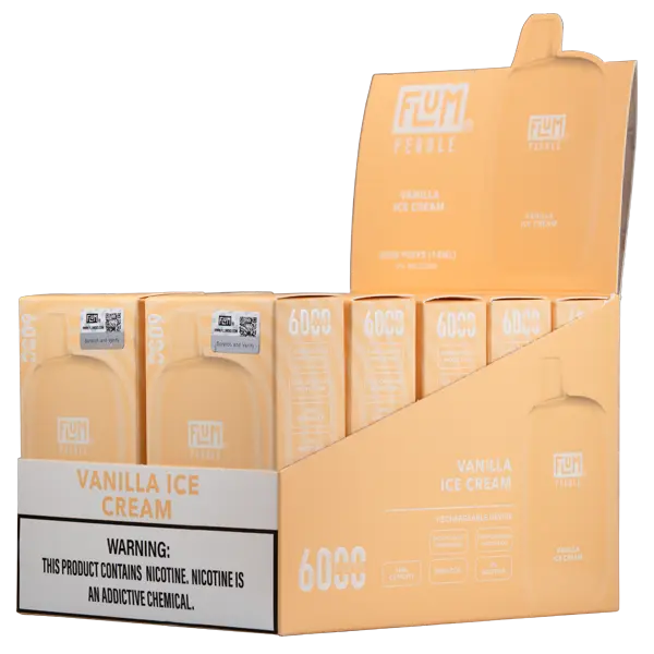 BUY 1 GET 1 FREE Vanilla Ice Cream FLUM Pebble | Vape Amazon India Flum