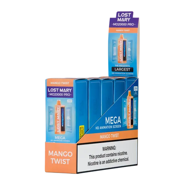 BUY 1 GET 1 FREE Mango Twist Lost Mary MO20000 PRO | Vape Amazon India Lost Mary
