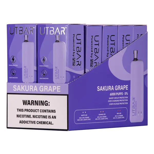 BUY 1 GET 1 FREE Sakura Grape UT Bar | Vape Amazon India Flum