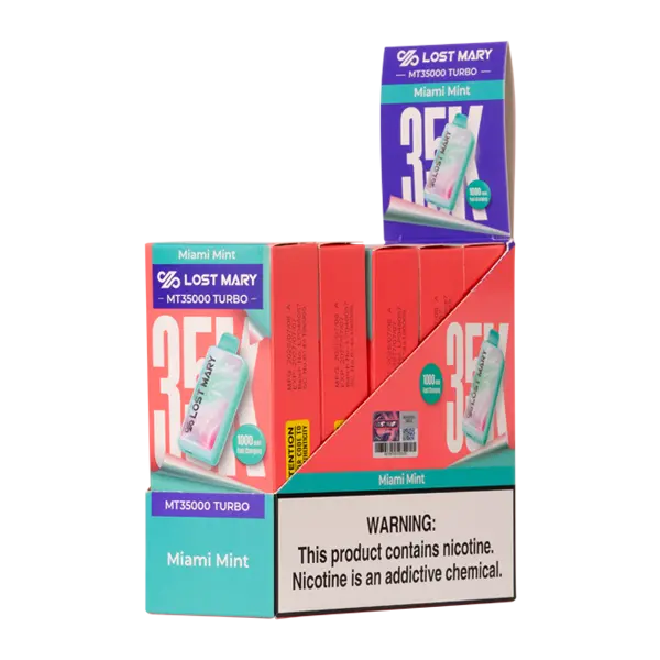 BUY 1 GET 1 FREE Miami Mint Lost Mary MT35K Turbo | Vape Amazon India Lost Mary