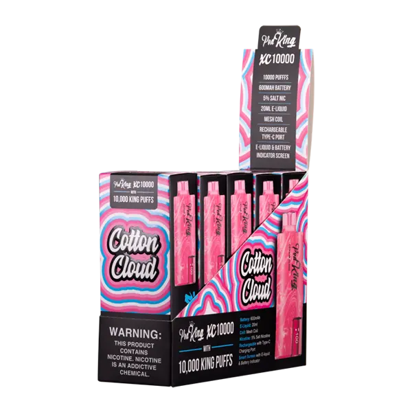 BUY 1 GET 1 FREE Cotton Cloud Pod King XC10000 | Vape Amazon India Pod King