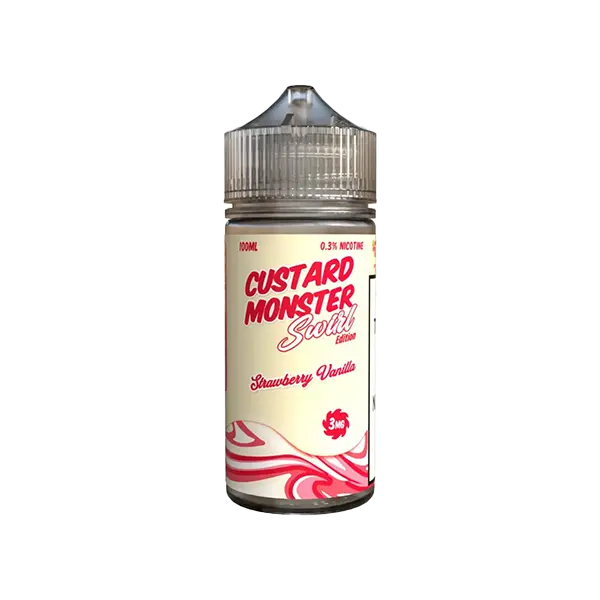 BUY 1 GET 1 FREE Strawberry Vanilla Custard Monster eJuice | Vape Premium