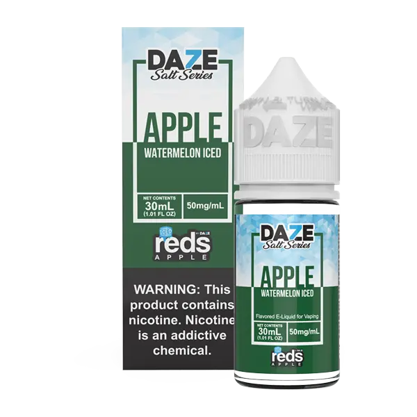 BUY 1 GET 1 FREE Reds Apple Watermelon Iced Salts | Vape Amazon India Reds by 7DAZE