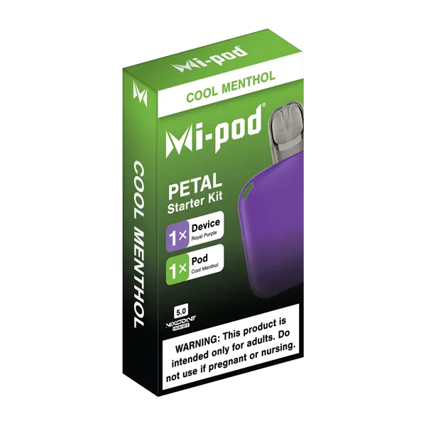 BUY 1 GET 1 FREE Cool Menthol Mi-Pod NX Petal Starter Kit | Vape Amazon India Mi-Pod
