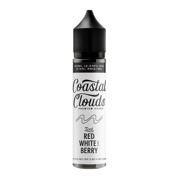 BUY 1 GET 1 FREE Red White & Berry Iced Coastal Clouds E-Juice | Vape Premium