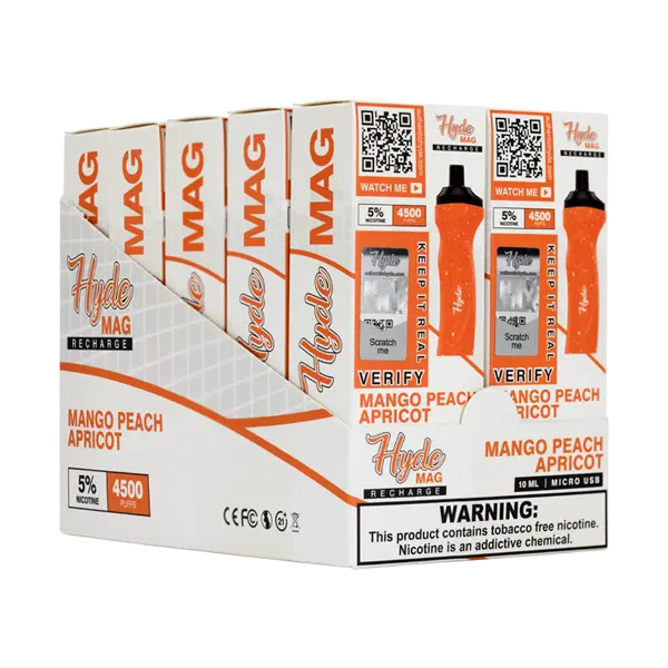 BUY 1 GET 1 FREE Mango Peach Apricot Hyde Mag | Vape Amazon India Hyde Disposables