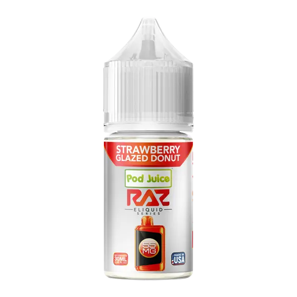 BUY 1 GET 1 FREE Strawberry Glazed Donut RAZ X Pod Juice | Vape Premium