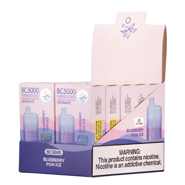 BUY 1 GET 1 FREE Blueberry Pom Ice BC5000 | Vape Amazon India EBCREATE