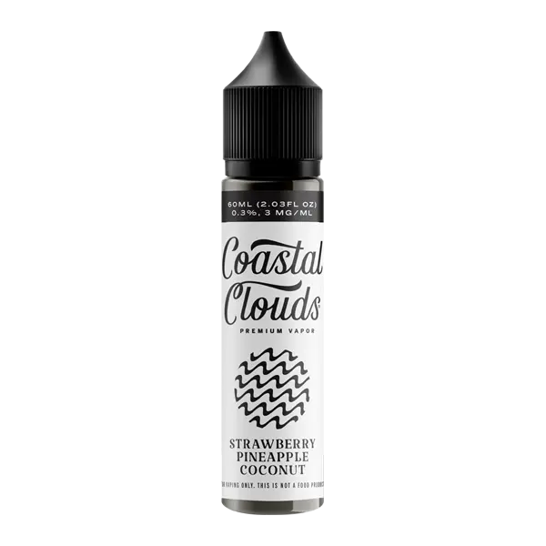 BUY 1 GET 1 FREE Strawberry Pineapple Coconut Coastal Clouds E-Juice | Vape Premium