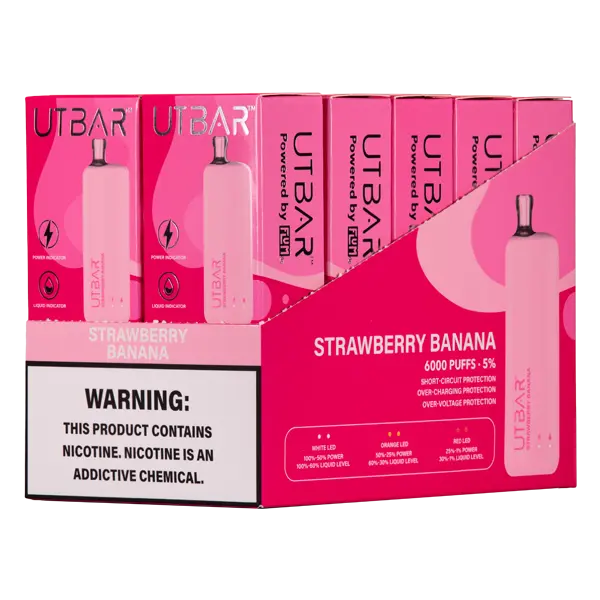 BUY 1 GET 1 FREE Strawberry Banana UT Bar | Vape Amazon India Flum