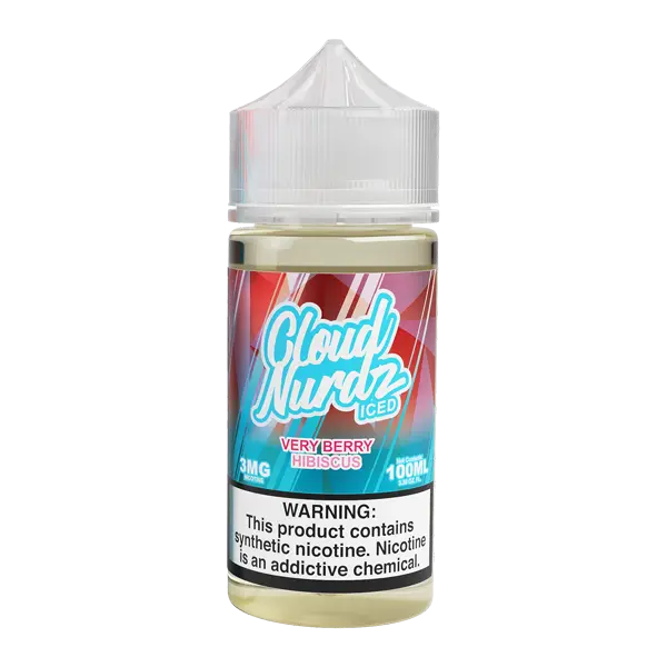 BUY 1 GET 1 FREE Very Berry Hibiscus Cloud Nurdz Iced eJuice | Vape Premium