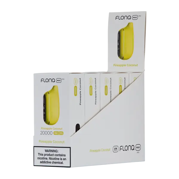 BUY 1 GET 1 FREE Pineapple Coconut FLONQ Max Pro | Vape Amazon India Flonq