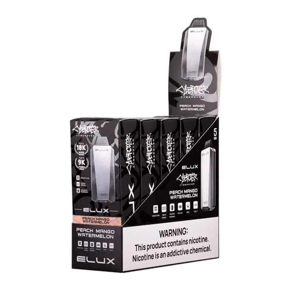 BUY 1 GET 1 FREE Peach Mango Watermelon ELUX Cyberover | Vape Amazon India ELUX